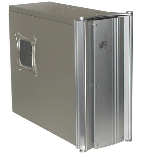 Cooler Master Praetorian RC732 - stříbrný (silver) tower, ATX, 4x5.25",2+4x3.5", 2x ventilátor, hlin - PC Case - Main image