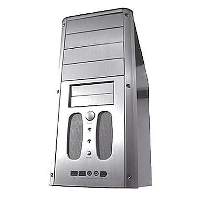 Cooler Master Centurion I - stříbrný (silver) tower, ATX, 4x5.25", 2+2x3.5", 2x ventilátor, hliník,  - PC Case - Main image