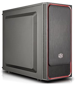 Cooler Master MasterBox E500L Red - PC Case - Main image