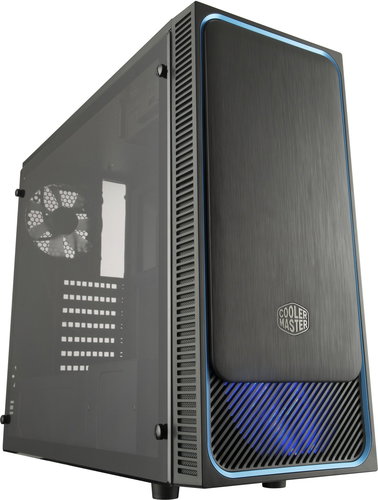 Cooler Master MasterBox E500L blue - PC Case - Main image