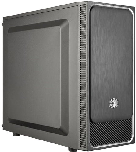 Cooler Master MasterBox E500L silver with transparent sidewall - PC Case - Main image