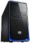Cooler Master Elite 344 USB 3.0 fekete-kék - Számítógépház