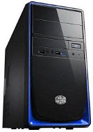 Cooler Master Elite 344 USB 3.0 čierno-modrá - PC skrinka