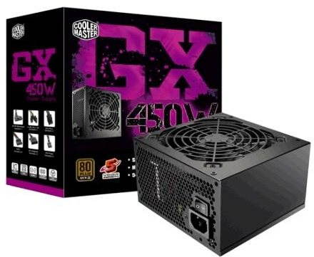CoolerMaster GX 450W - PC Power Supply - Main image