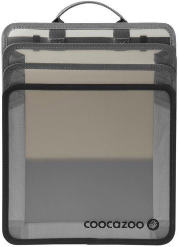 COOCAZOO se 3 přihrádkami, černo-šedý - School Bag Organiser - Main image