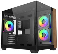 Cooler Master Elite 481 Wood Black - PC Case