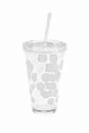 ZAK DOT DOT Ice plastic glass 480ml white - Glass