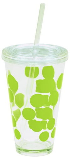 ZAK DOT DOT Ice plastic glass 480ml, green - Glass - Main image