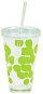 ZAK DOT DOT Ice plastic glass 480ml, green - Glass