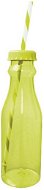 ZAK Soda fľaša so slamkou 700 ml, zelená/biela - Fľaša na vodu