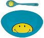 ZAK Frühstücksset SMILEY 17 cm, blau - Set