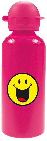 ZAK Bottle with SMILEY emoji 600ml, red - Drinking Bottle - Main image