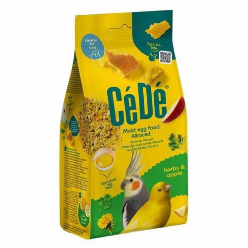 CÉDÉ Egg mixture with herbs and apple for ornamental birds 200 g - Bird Supplement - Main image