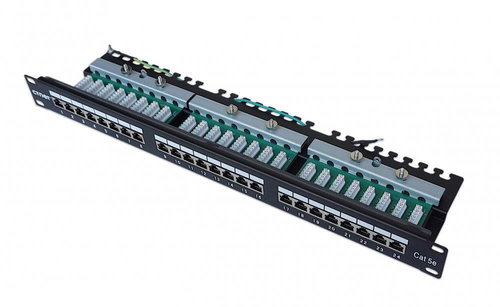 CTnet Patch panel 24 port UTP cat.6, 1U - Patch panel - Hlavní obrázek