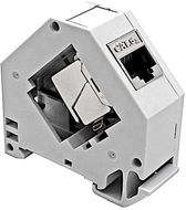 CTnet modul na DIN lištu pro jeden keystone - Modul