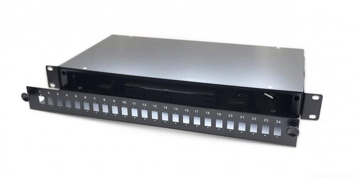 CTnet 19" optical shelf 24 SC/LC/E2000 pull-out - Patch Panel - Main image