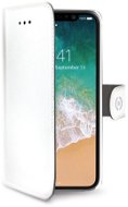CELLY Wally pro Apple iPhone X bílé - Puzdro na mobil