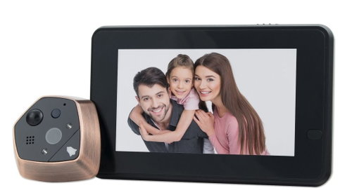 Digital Door Peephole CEL-TEC DK300 - Video Doorbell - Main image