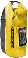 CELLY Explorer 10 L telefontartó zsebbel 6,2" telefonhoz sárga - Vízhatlan zsák