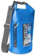 CELLY Explorer 5L telefontartó zsebbel 6,2" telefonhoz kék - Vízhatlan zsák