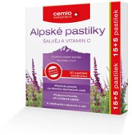 Cemio Alpine Lozenges Sage and Vitamin C, 15+5 Lozenges - Dietary Supplement