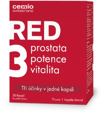 Cemio RED3, 30 Capsules - Dietary Supplement - Main image