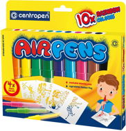 CENTROPEN Air Pens 1500, fújós, Rainbow, 10 db a csomagban - Filctoll