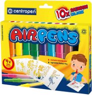 CENTROPEN Air Pens 1500, fújós, Rainbow, 10 db a csomagban - Filctoll