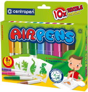 Felt Tip Pens Set 10 pieces Blowing markers textile 1539-1510 - Fixy