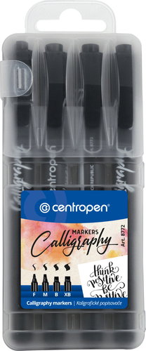 CENTROPEN calligraphy marker 8772 4 pcs - Marker - Main image