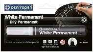 CENTROPEN značkovač 8586 biely permanent - Popisovač