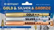 CENTROPEN 2690 gold, silver and bronze - Markers