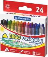 CENTROPEN 9531 trojhranné 10 mm, 24 barev - Wax Crayons