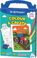 CENTROPEN colour & create, fixy + omalovánky, motivy pro kluky - Painting by Numbers