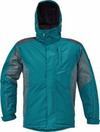 Cerva Dayboro parka, petrol blue 4XL - Work Jacket