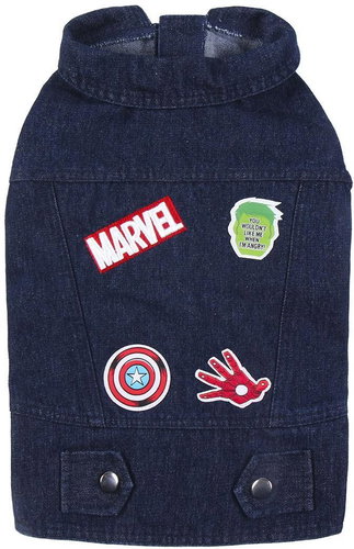 Cerdá Denim suit for dogs Marvel, dark blue S - Dog Clothes - Main image