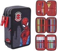 Cerda Školní penál 3 patrový s příslušenstvím Spiderman - Pencil Case