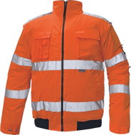Cerva pilotní bunda CLOVELLY HV oranžová, 4XL - Work Jacket