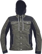 Cerva NEURUM CLS bunda s kapucí tmavě olivová, 52 - Work Jacket
