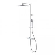 CERSANIT Shower column with thermostatic mixer City, square, chrome (S951-341) - Shower Set