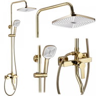 REA Argus Shower set with mixer 150 mm, gold (REA-P7840) - Shower Set