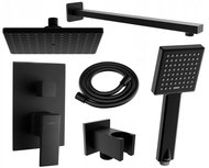 MEXEN Uno DR45 Shower set concealed, black (71435DR45-70) - Shower Set