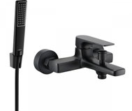 MEXEN Lynx R72 Bathtub Faucet with Accessories, Black (74593R72-70) - Shower Set