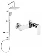 MEXEN Alexa Shower Faucet Set with Accessories, Chrome (71240262-00) - Shower Set