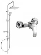 MEXEN Sven Shower column including shower mixer Fabia, chrome (746540262-00) - Shower Set