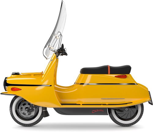 Čezeta typ 506/01 - Žlutá retro - Elektrická motorka - Hlavní obrázek