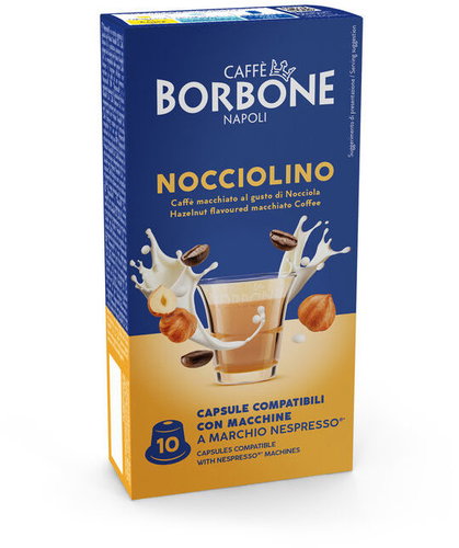 Caffe Borbone Nocciolino 10 Capsules for Nespresso - Kávové kapsle - Main image
