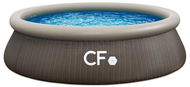 CF GROUP QUICK Medence, rattan mintás, 305 × 76 cm - Medence