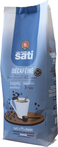 Café Sati Décafeinated beans, 500g - Coffee - Main image