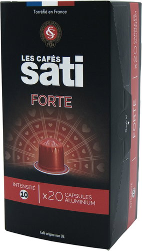 Café Sati Forte 20 capsules - Kávové kapsle - Main image